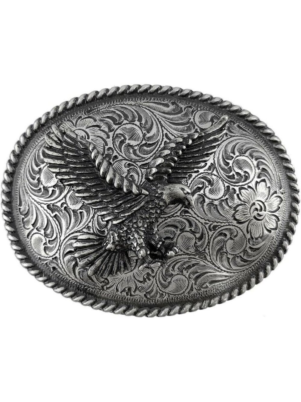 Unisex Antique Silver Gold Dog Bird Star Replacement Belt Buckle Multi-Style